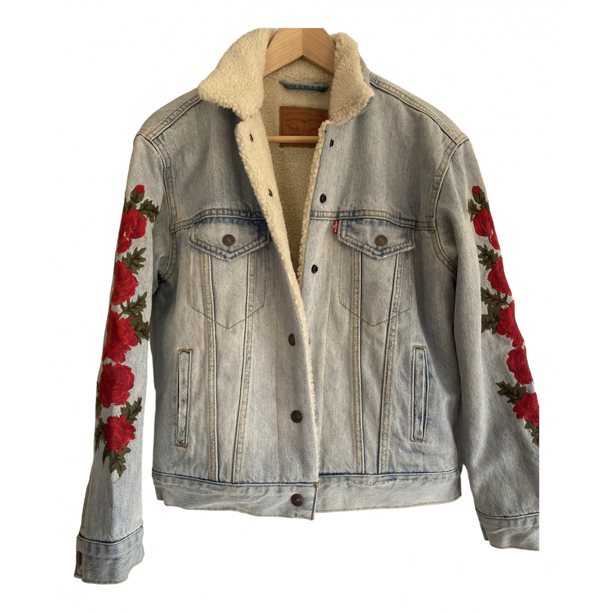 Biker jacket Levi's Blue size XS 